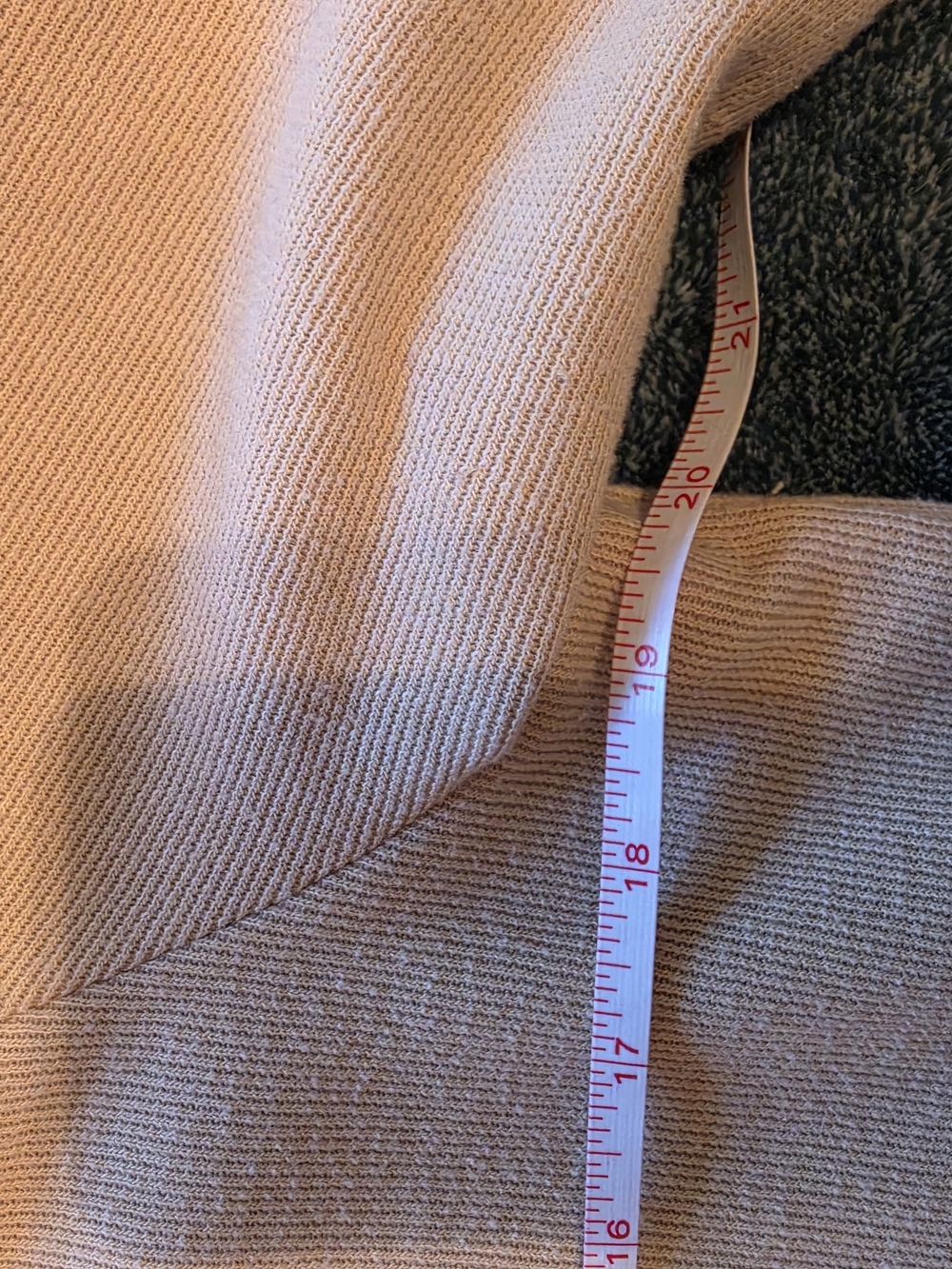 Blair Neutral Tan Button-Front Knit Cardigan - Picture 6 of 7